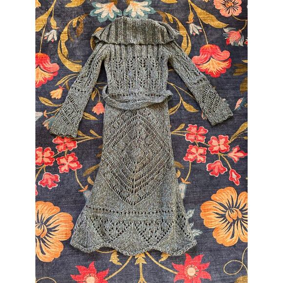 Rare Free People Budapest Daydreamer Long Cardigan Size Small - Picture 4 of 7